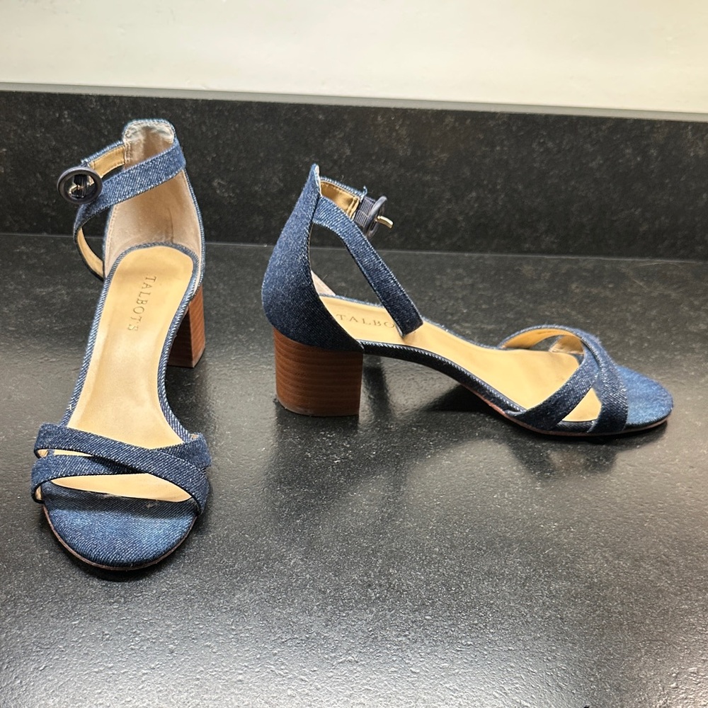 Talbots Women's Denim Blue Heels